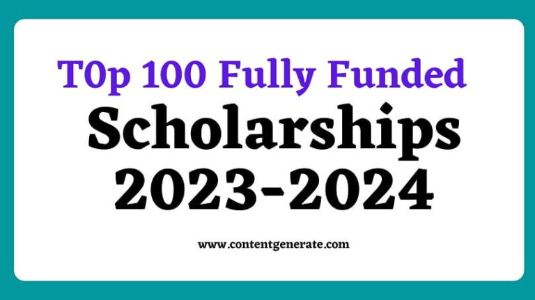 Undergraduate Scholarship 2023 full guide